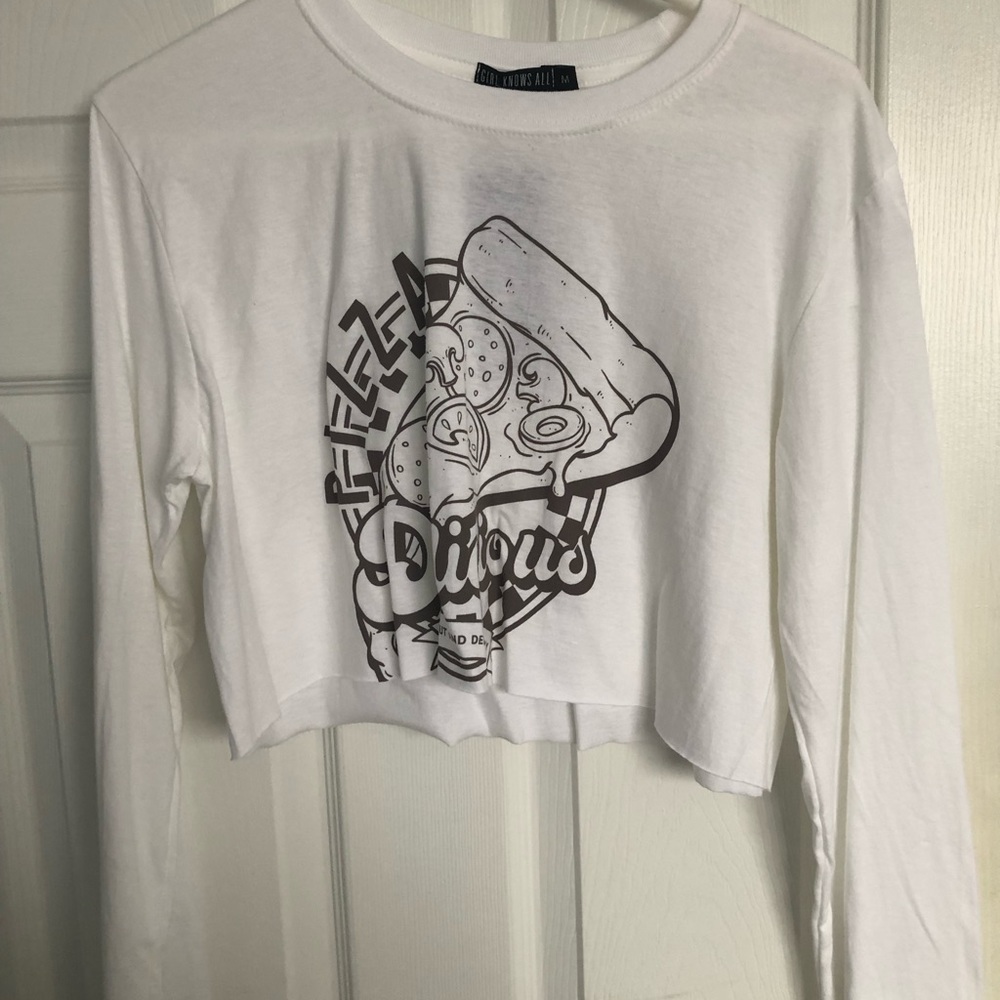 Girl Knows All Crop Shirt